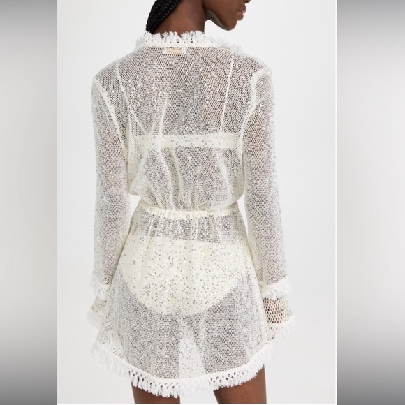 Ramy Brook Cecilia Sequin Crochet dress/cover - Picture 2 of 11